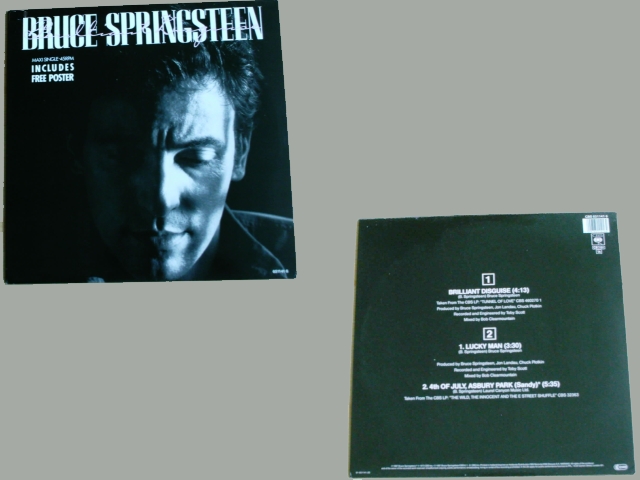 Bruce Springsteen - BRILLIANT DISGUISE / LUCKY MAN-4TH OF JULY….